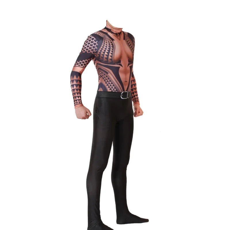 Aquaman Arthur Curry przebranie na karnawał świętych strój na imprezę Halloween Anime Zentai rajstopy