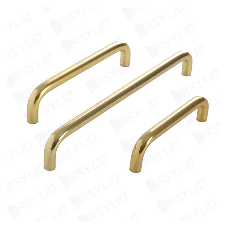 Aluminum Alloy Handle Cylindrical Chassis Drawer 10mm Thickness 64mm 96mm 128mm Support D19 A07 A39 A09