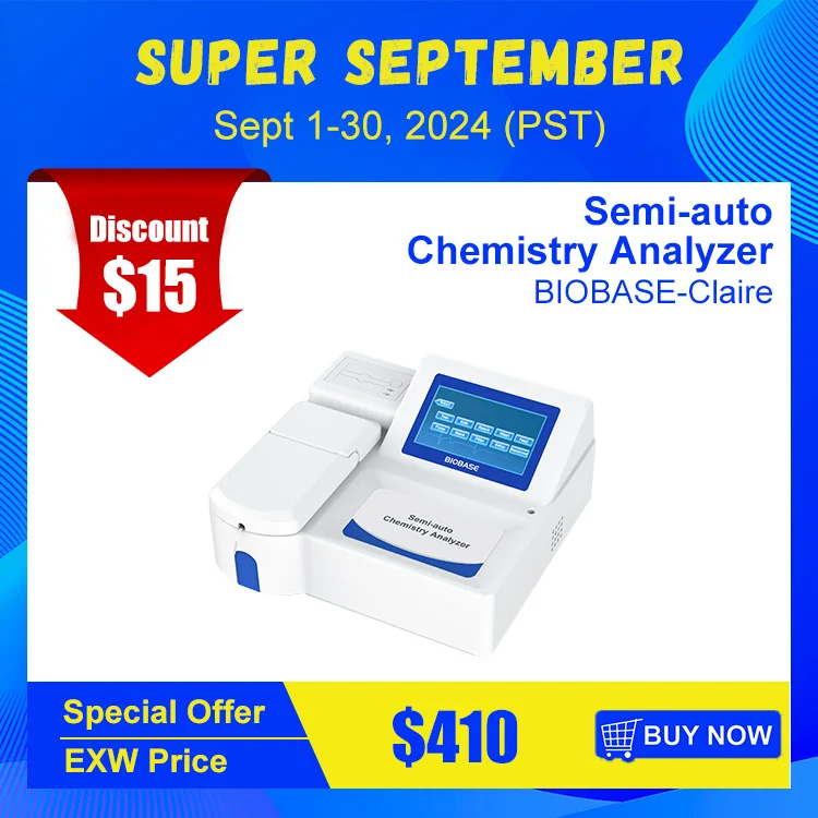 Semi-auto Chemistry Analyzer Small Portable clinical laboratory -Claire for Lab And hospital