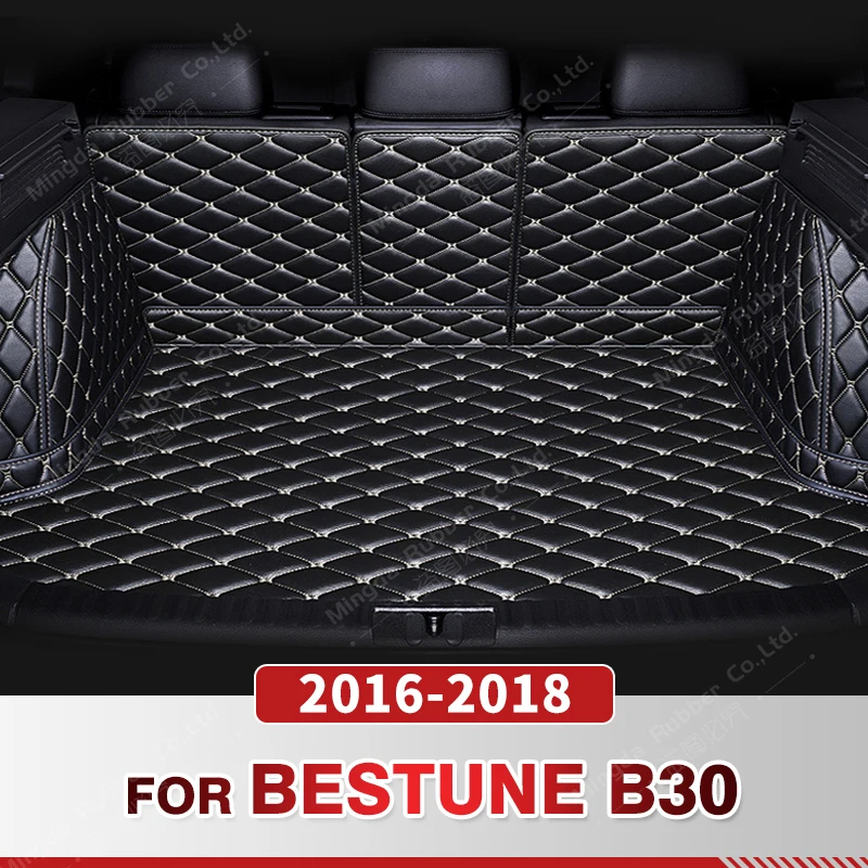 

Auto Full Coverage Trunk Mat For BESTUNE B30 2016 2017 2018 Car Boot Cover Pad Cargo Liner Interior Protector Accessories