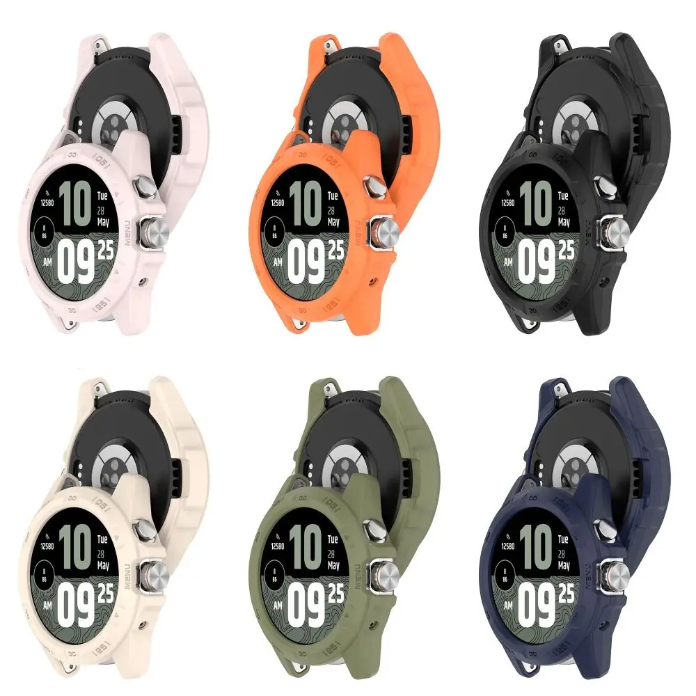 New TPU Protective Case Hollow Anti-Scratch Screen Protector Soft Frame Bumper for Ticwatch Atlas Smart Watch Accessories