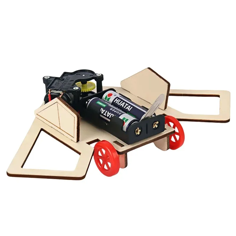 DIY Obstacle Avoidance Robot Car Assembly Handcraft Model, Intelligent Circuit Mechanical Desktop Ornament, Tech Handmade Decor