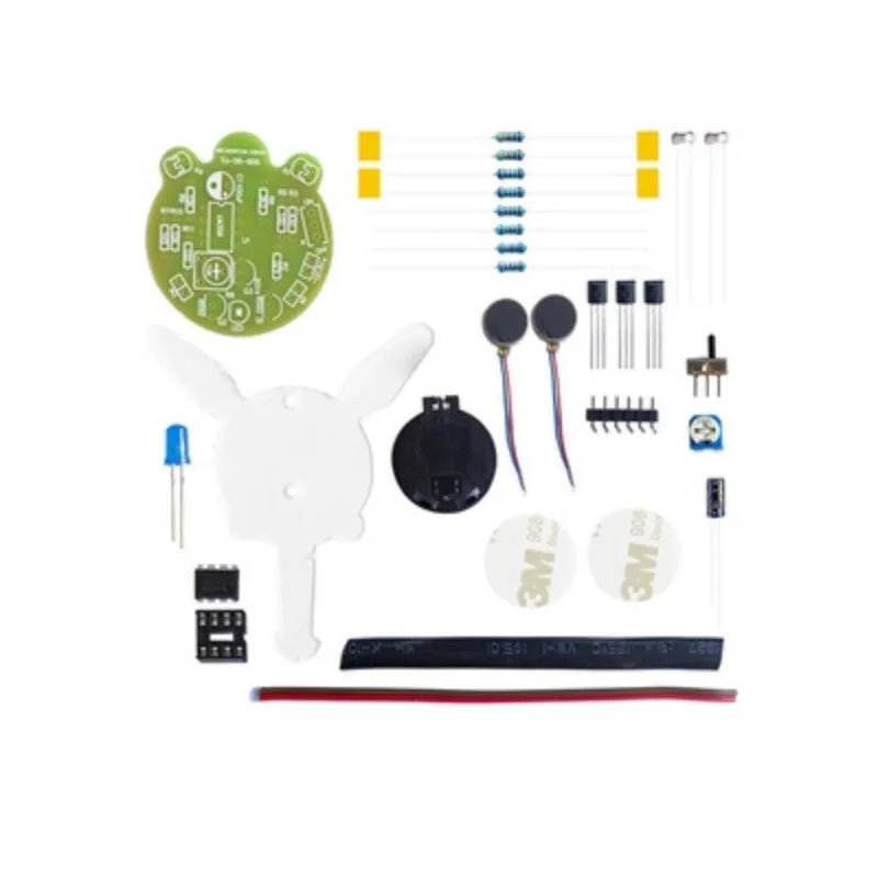 

Photosensitive firefly mobile robot DIY welding kit tail breathing light