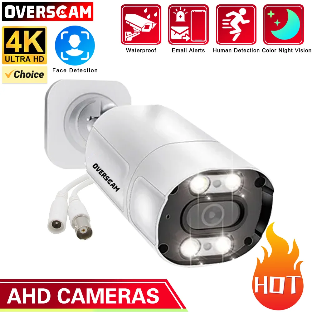 camera de cctv ahd 4k 8mp 5mp bnc vigilancia por video cctv seguranca domestica analogico bala cor visao noturna 01