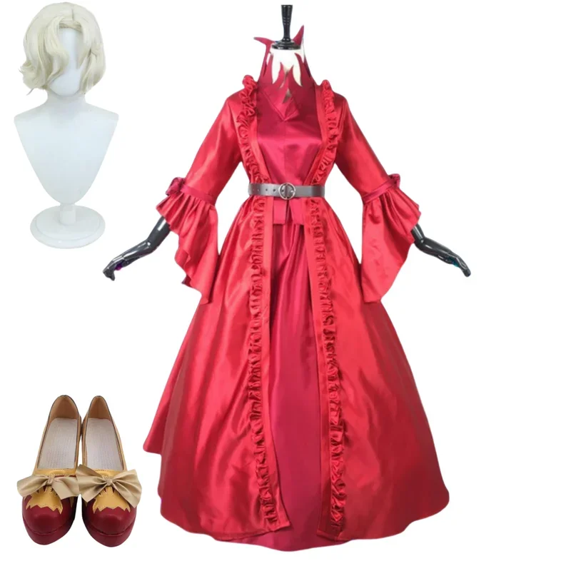 

FC6Game Bloody Queen Mary Cosplay Bloody Queen Mary Costume Wig Sets Bloody Queen Mary Shoes Halloween Role Play Anime Clo@FC8！