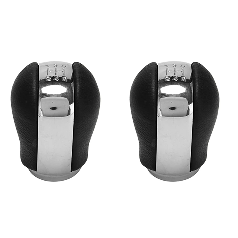 2X 32865-AA420 For Nissan BNR34 R34 Skyline 1998/2002-2005/2008 5 Speed Manual Gear Shift Knob Chrome Shifter Handball