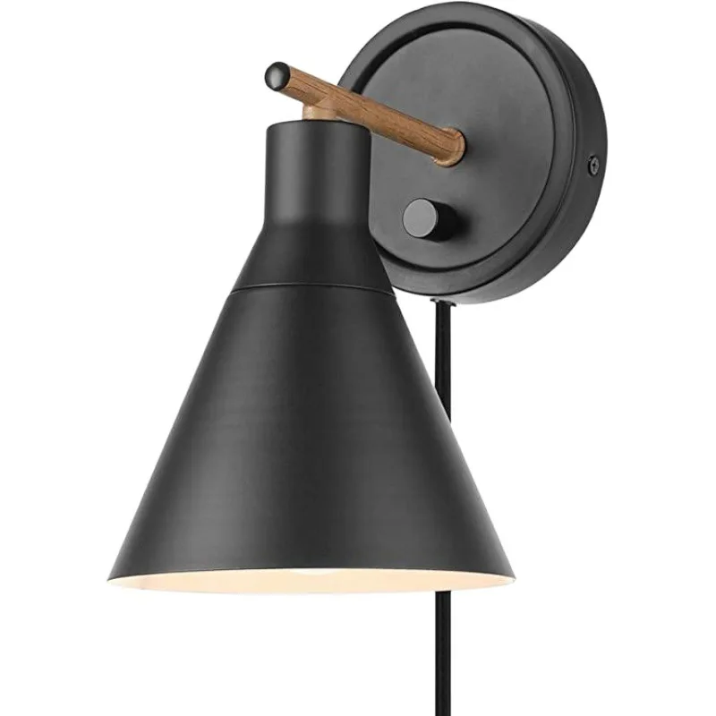 

American Wall Lamp Retro Industrial Style Bedroom Bedside Lamp Study Reading Lights