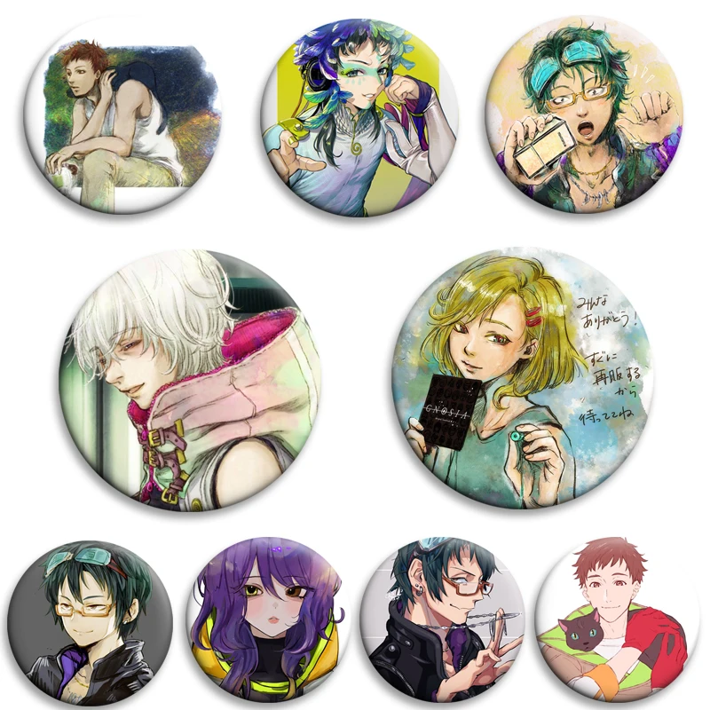 

Game Gnosia Anime Soft Button Pins Cartoon Character Badge Role Play Creative Brooch for Backpack Clothing Decor Fashion Gifts
