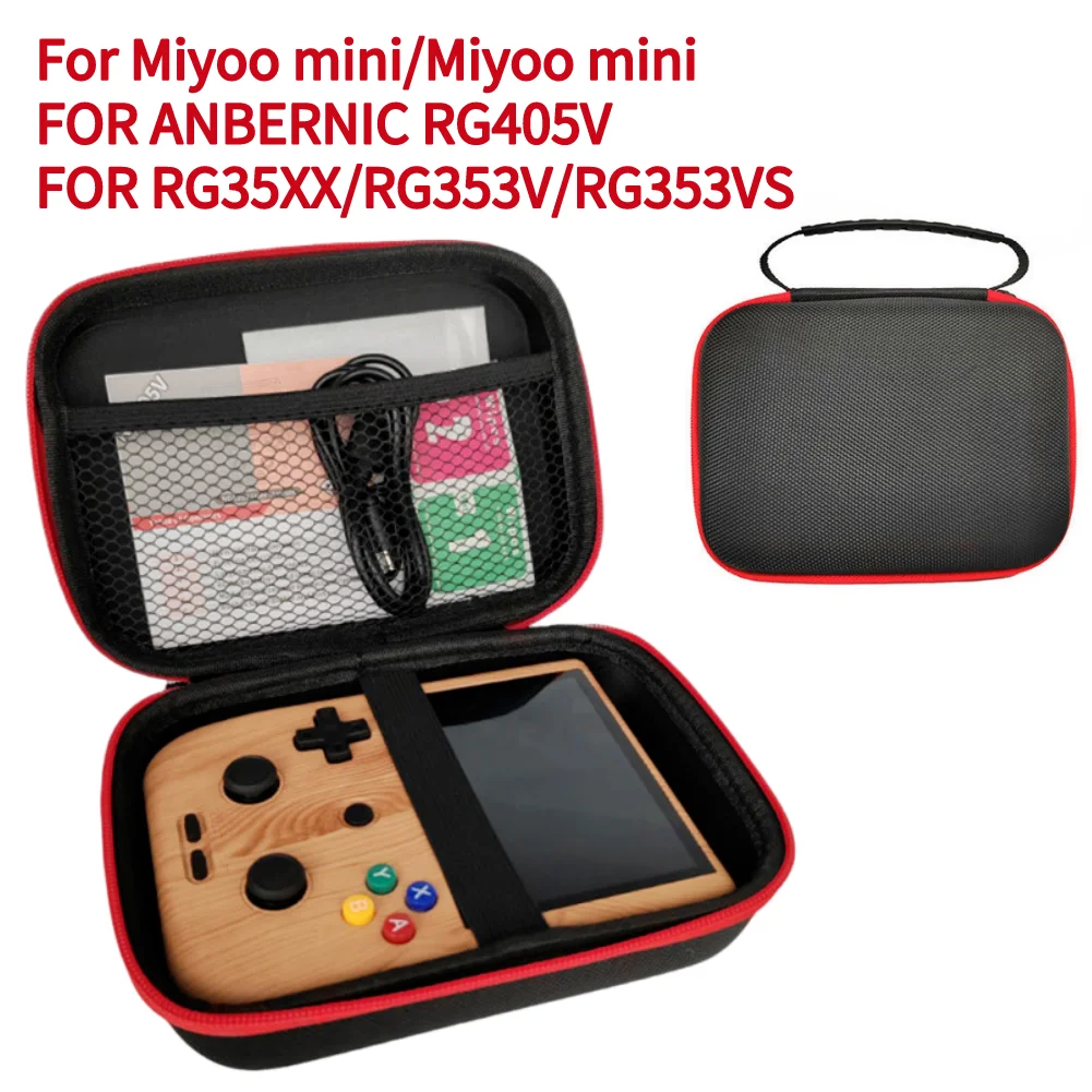 Protective Case Shockproof Portable Organizer Bag Handheld Game Console Case Bag for ANBERNIC RG405V RG35XX/RG353V/RG353VS