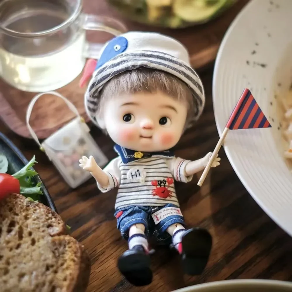 ตุ๊กตา BJD ใหม่ ขนาด 1/12 น่ารัก แบบ QBaby 12 ซม. ตุ๊กตาเด็กผู้หญิง แต่งหน้า คุณภาพสูง ทำจากเรซิ่น ของเล่น ของขวัญวันเกิด  ลดราคา