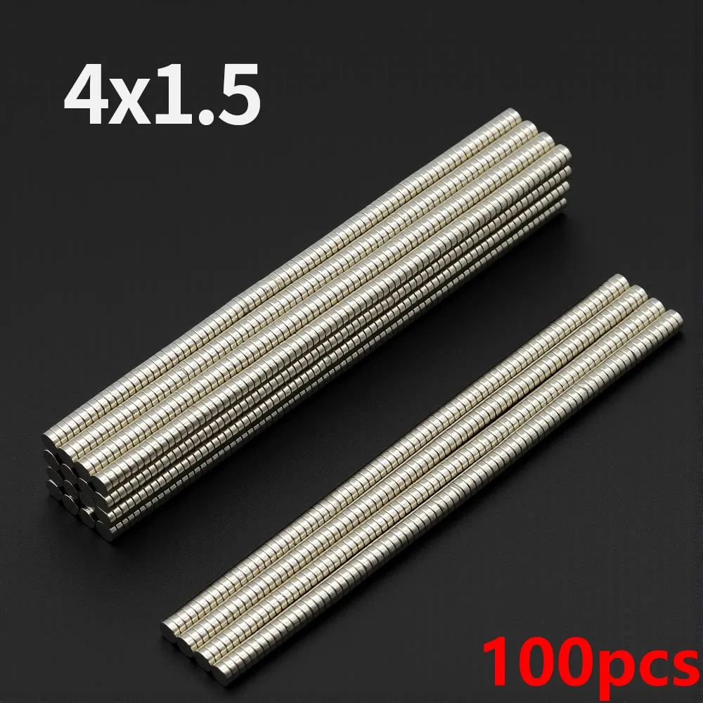 Krachtige Neodymium Magneet N35 NdfeB Permanente Magnetische imanes Ronde Super Sterke Koelkastmagneten DIY 6x1 6x2 5x1 5x3 4x1.5 4x2