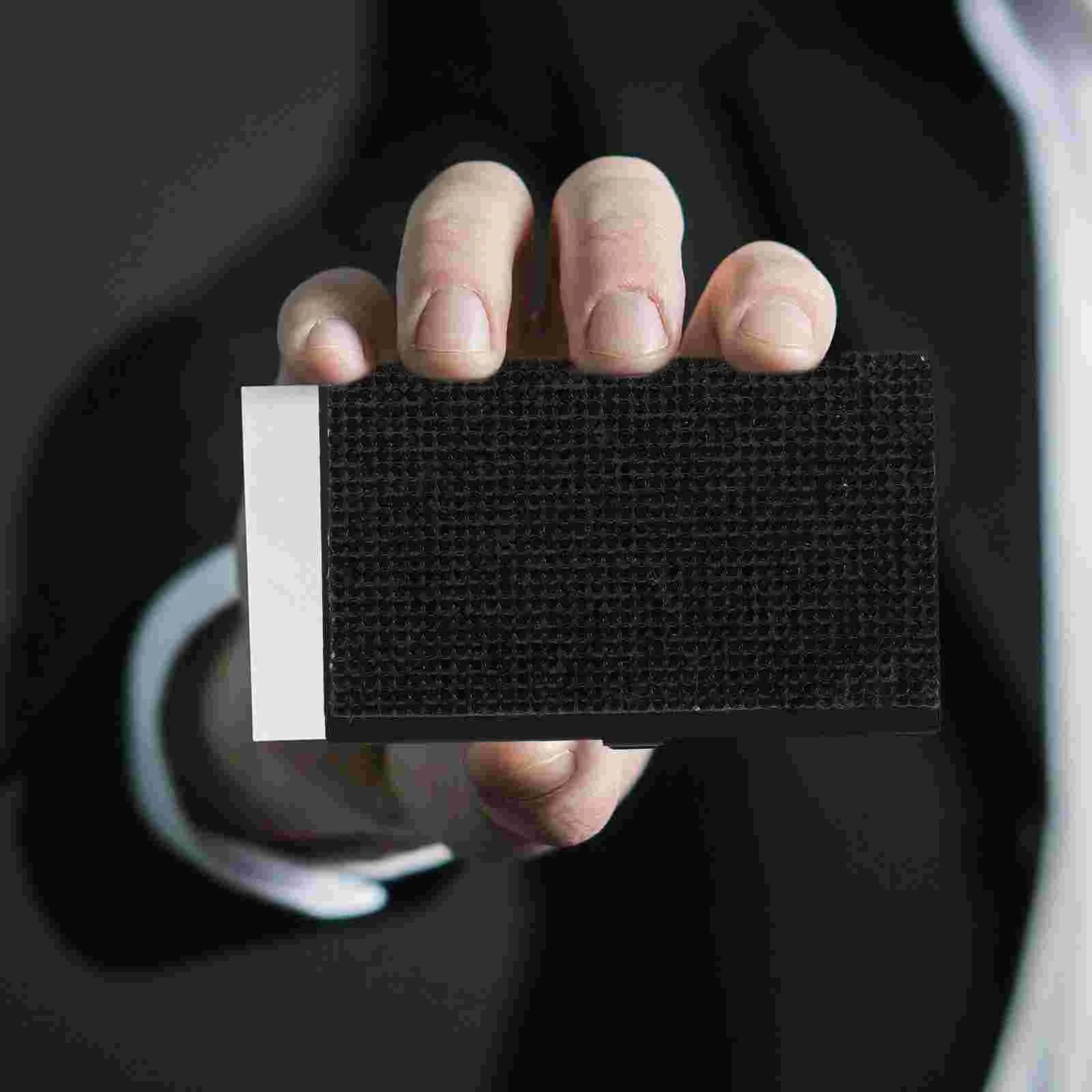 Business Card Holder for Desk Rhinestone Cards Case Boxes Visiting Organizer Black Stand Travel