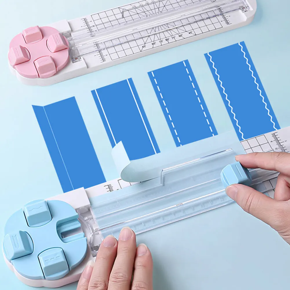 Paper Cutter 4 In 1 Paper Multi Cutting Tool Safe Easy To Operate For Photos Hand-made Paper Cutting DIY Scrapbooking Tool