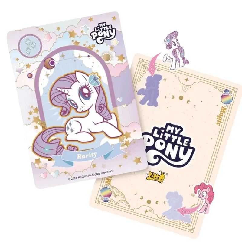 KAYOU My Little Pony Card Sweetheart Party  Classic Memorial Collection Card Blind Box Pony Peripheral For Children Toys Gifts