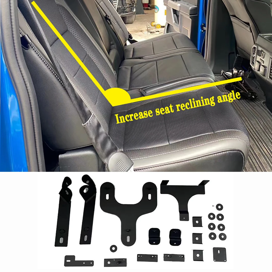 Car Seat Adjustment Rear Seat Recline Bracket For 4-Door Ford F150 RAPTOR 2009 2010 2011 2012 2013 2014 Truck Accessories