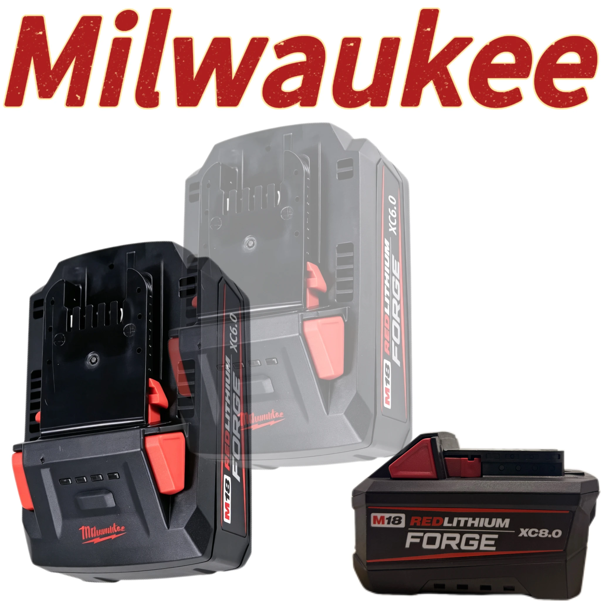 

New Milwaukee M1818V 6.Ah 8.0AhLithium Battery high safety performance compatibility for variousM18 series power tools equipment