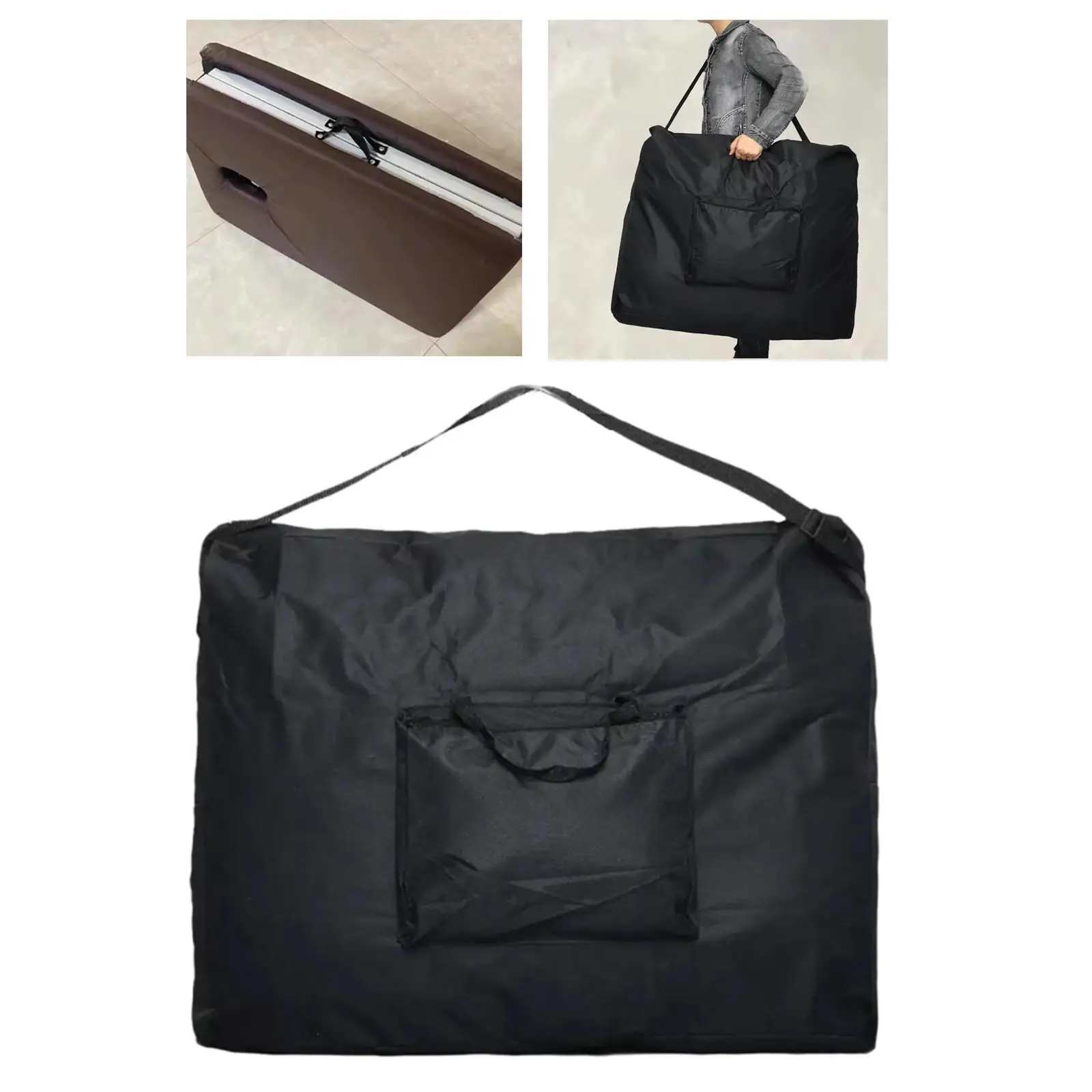 Massage Table Bag Oxford Cloth Waterproof Foldable Lightweight Shoulder Bag SPA Tables Carrying Bag for Beauty SPA Salon Travel