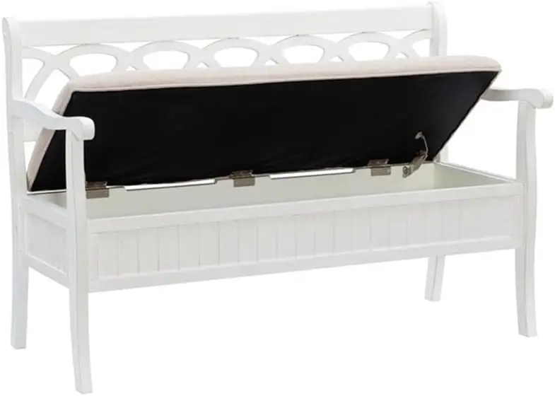 Banco Elliana para móveis, branco