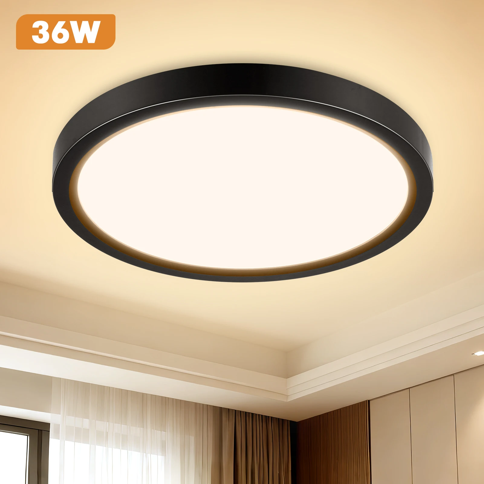 Moderner Einbau-LED-Strahler Deckenmontierter LED-Downlight Drei Farben Verfügbar für Innenbeleuchtung
