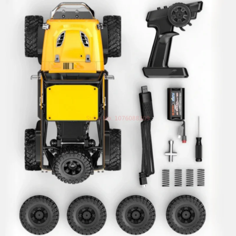 MJX H12Y 1/12 RC Crawler Car Brushless Motor Aluminum Alloy Body Metal Shock Absorbers Metal Gears RTR Climbing Full ScaleRC Car