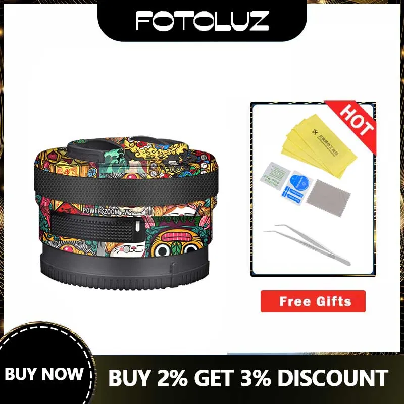 SELP1650 Lens Skin Camera Wrap Skin Sony E PZ 16-50mm f/3.5-5.6 OSS Camera Anti-scrach Sticker Full cover 3M protector film Case
