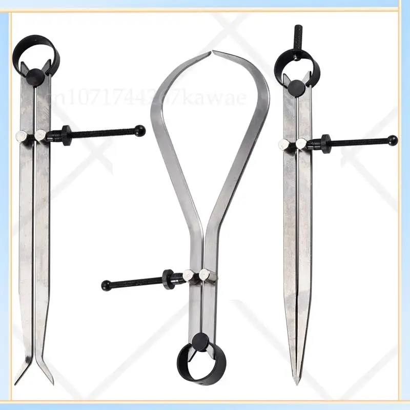 

-A16I Spring Inside Outside Divider Caliper Set 8-Inch Machinist Tools 3-Pack