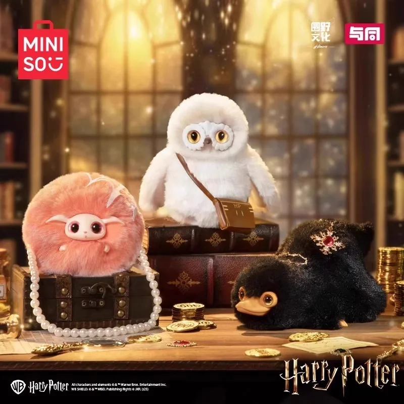 

In Stock Genuine MINISO Harry Potter Fantasy Beasts Series Blind Box Plush Dolls
