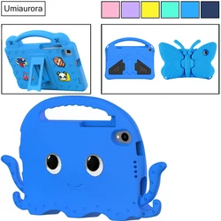 For TCL Tab 8 LE 8.0 inch 9132G 9032 9132X 9137 Cartoon Tablet Case Full Body Kids Safe EVA Handle Stand Shockproof Cover Shell