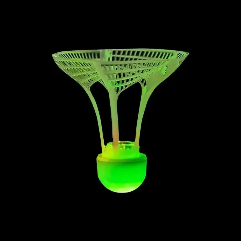 

Night Light Windproof Luminous Badminton Ball Super Durable Unbreakable Outdoor Fluorescent Bright Plastic Nylon Ball