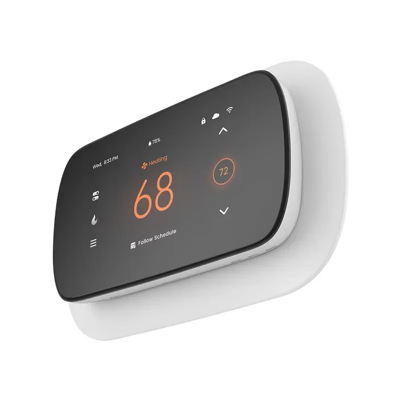 WiFi Thermostat Smart 2.4GHz 24VAC Room Energy Saving Temp Control Full-Color LCD Touchscreen HVAC Heating Cooling OEM