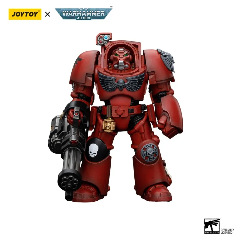 [Pre-order]JOYTOY 1/18 Warhammer40K Action Figure Blood Angels Terminator Squad with Assault Cannon Model Boy Christmas Gift