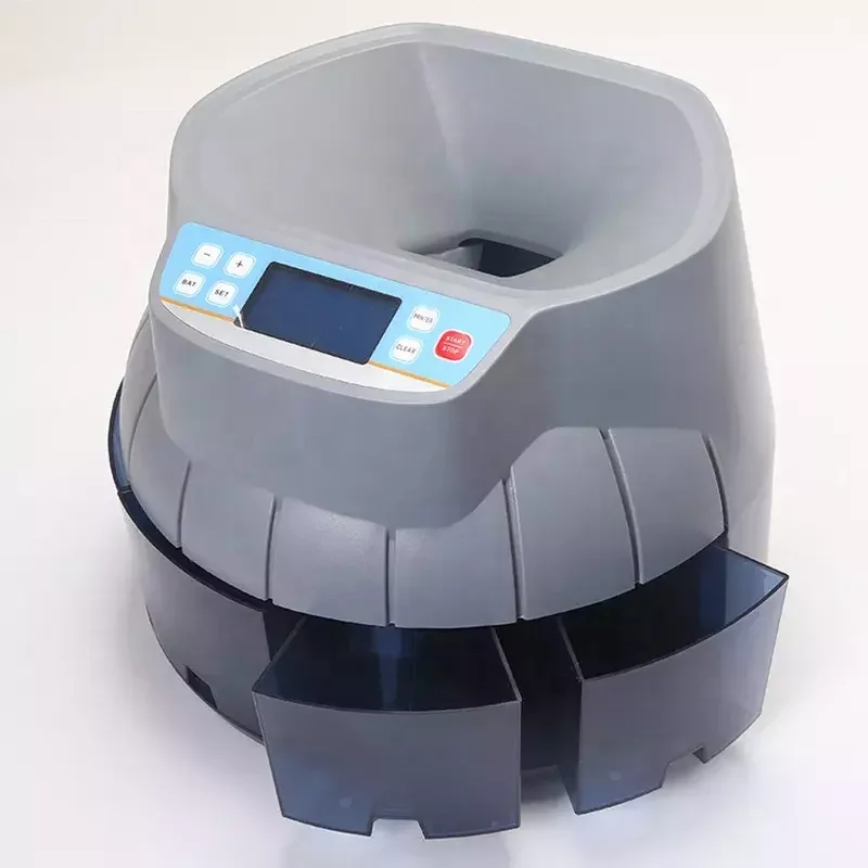 Multi-country  Training Machine Coin Counter Automatic Sorter Coin Counter