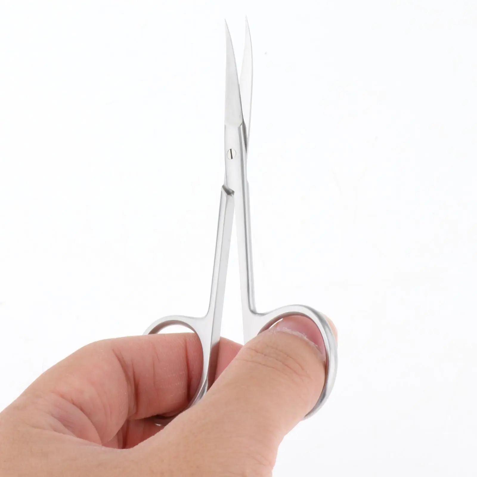 Cuticle Scissors Curved Trimming Scissors for Nail Care Mustache