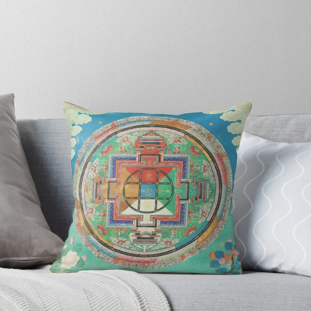 

Buddhist Mandala Thangka Art Throw Pillow Christmas Pillows Christmas Covers For Cushions pillow