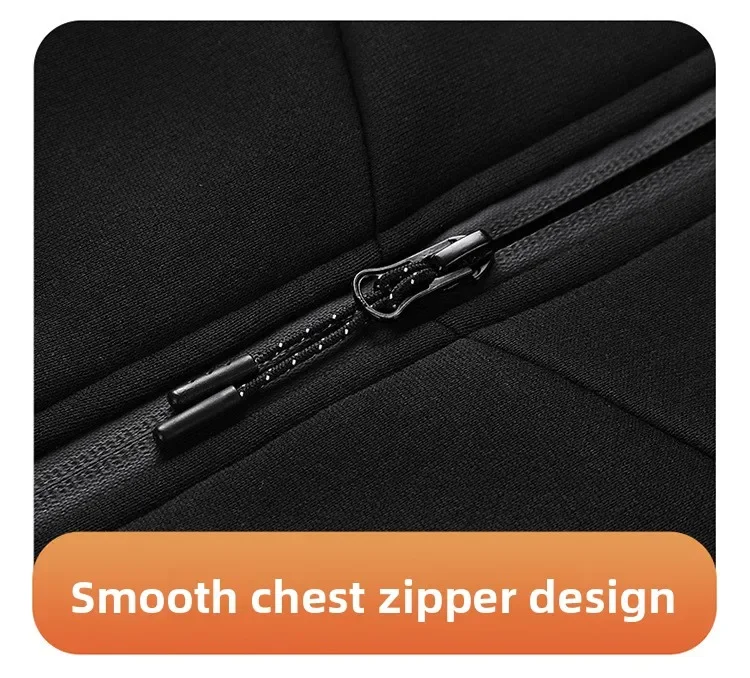 Selbstheizende Jacke für Herren und Damen, Sweatshirts, Kapuzenpullover, 26 Heizzonen, USB-beheizte Kleidung, kältebeständig, zum Skifahren, Campen und Wandern. – Detail 12