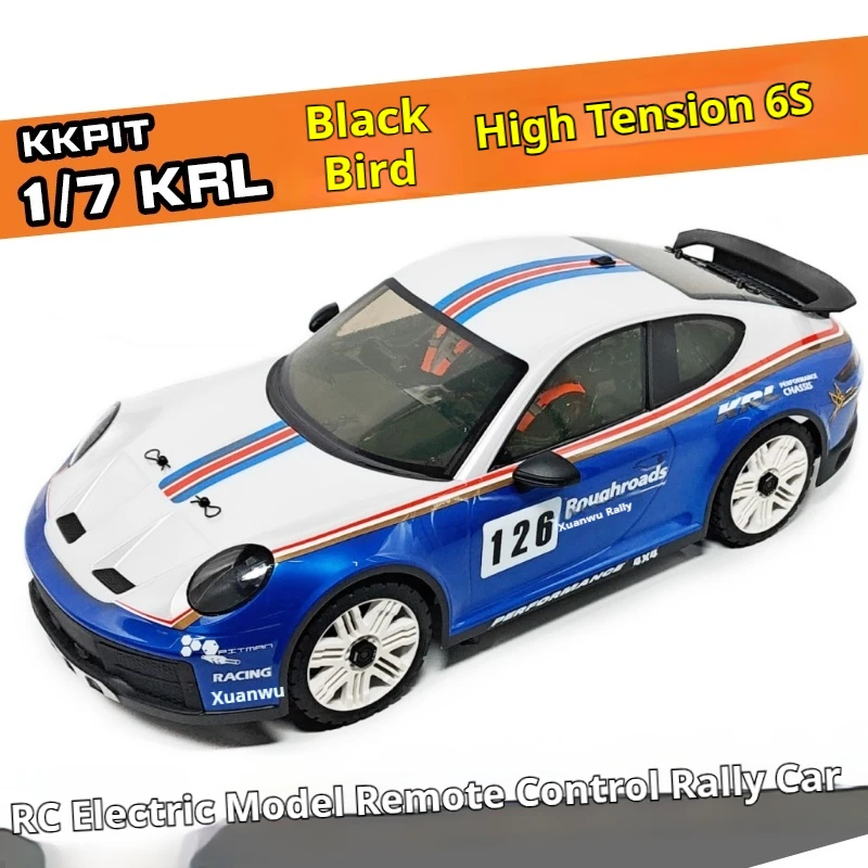 KKPIT Rc Electric Remote Control Rally Car 1 7 KRL XNR Black Bird 6S High Tension Off Road Racing Hobby Model Vehicle RTR KIT