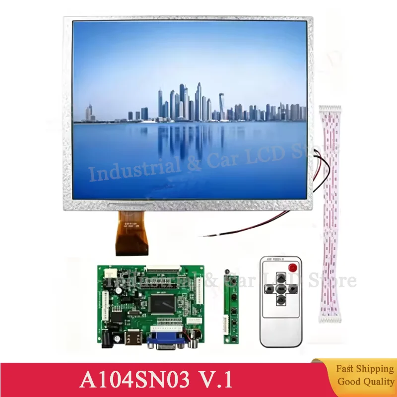 A104SN03 V.1 For 10.4 Inch LCD 800*600 60 Pins 4:3 Display Monitor A104SN03 V1 LCD Controller Driver Board HDMI VGA AV LCD