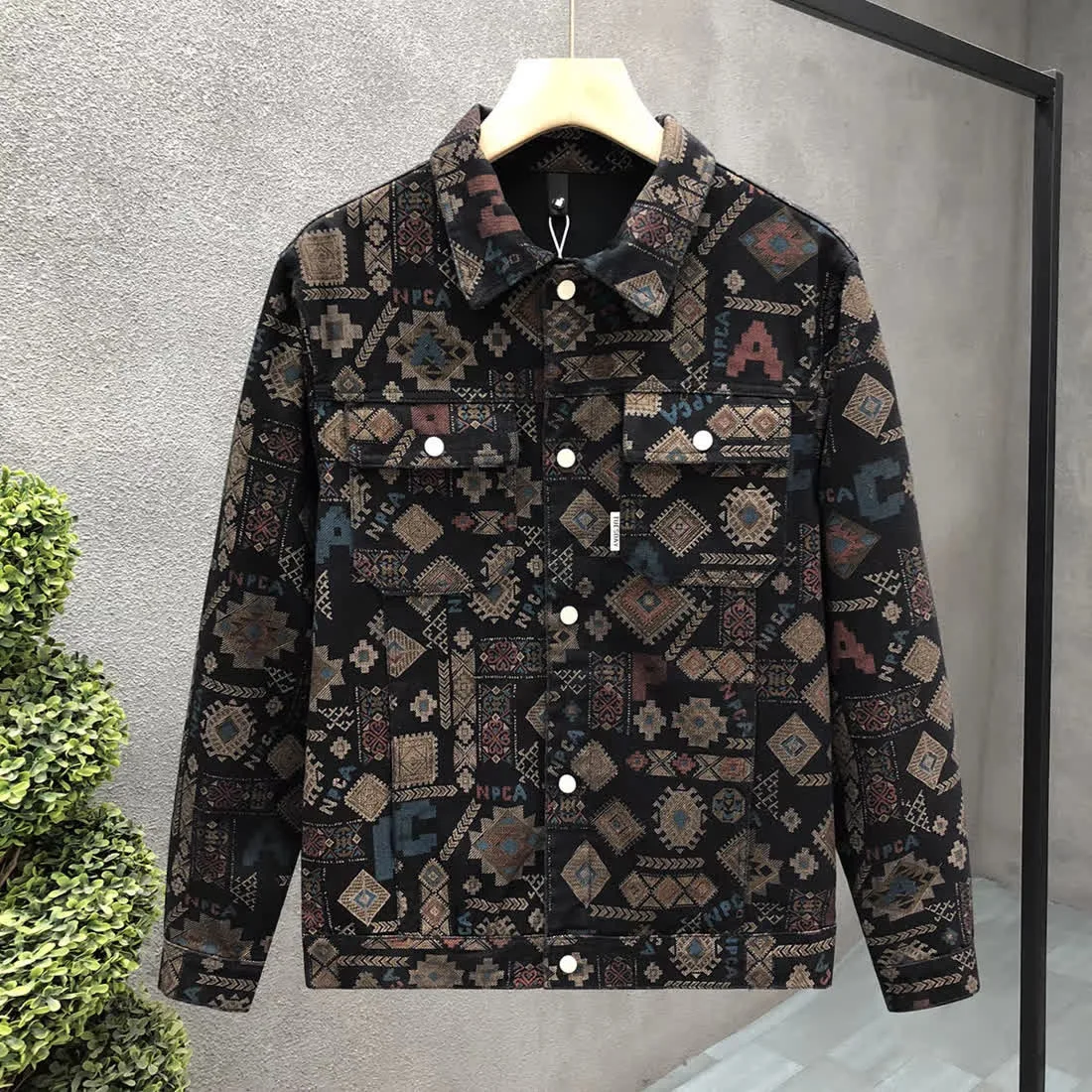 

Denim Jacket Men's Spring and Autumn 2026 New Lapel Trend Ruffian Handsome High-end Casual Men's Jacket