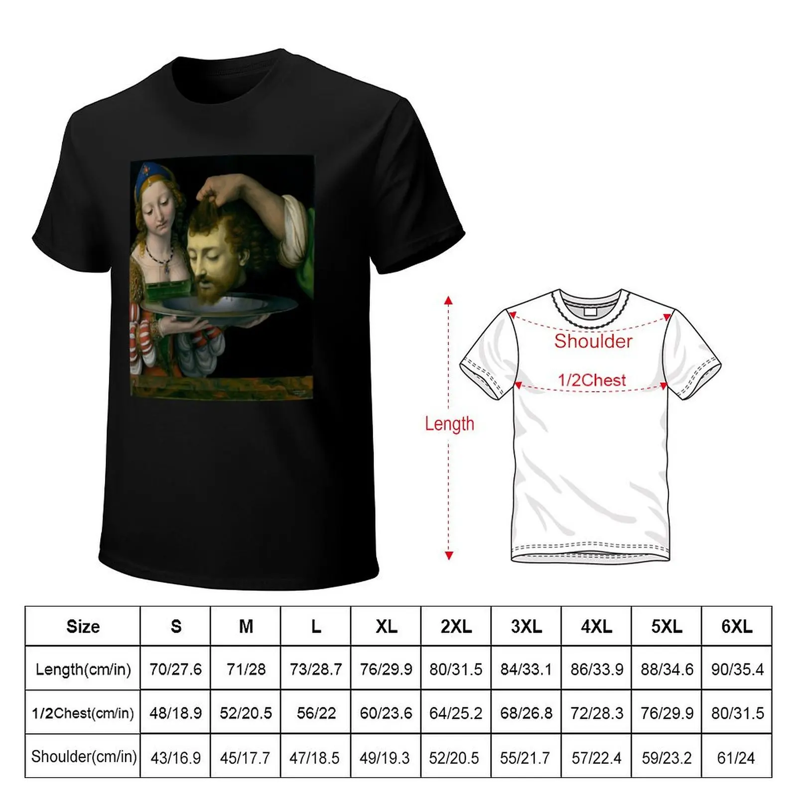 Salome with the Head of Saint John the Baptist - Andrea Solario T-Shirt Moisture Control Sports Tee
