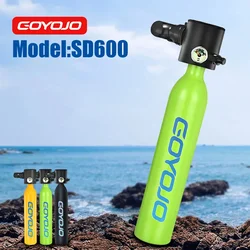 SD600 0.5L Mini Scuba Tank Dive  Diving Equipment Underwater Breath Device  Cylinder Oxygen  5-10 Minutes