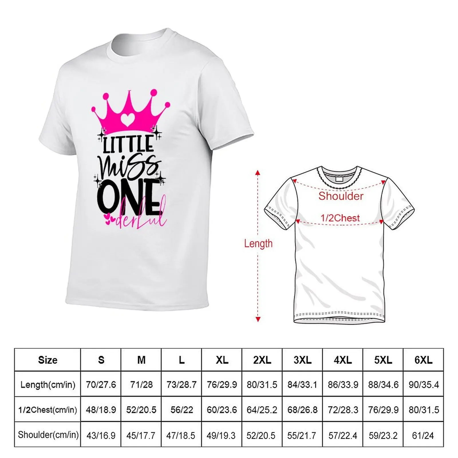 Little miss one derful T-Shirt man t shirt graphic t shirt man casual T-Shirt