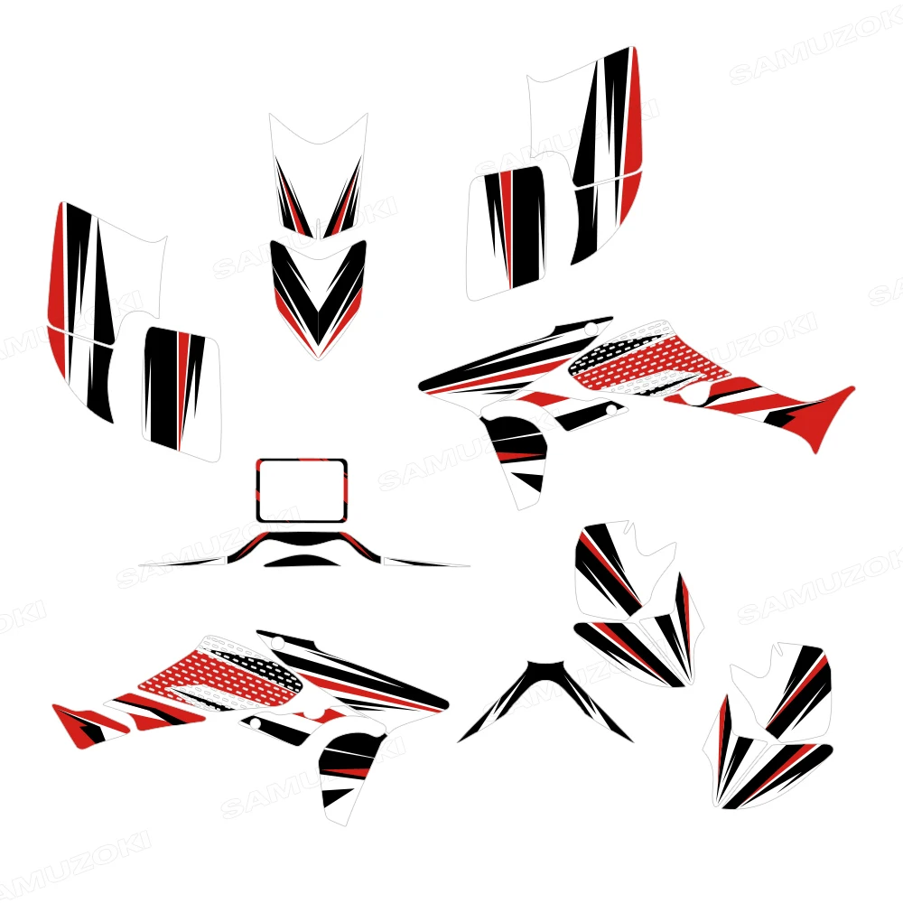 Fit for Honda TRX450R TRX 450R Fourtrax 2004-2018 TRX 450 R ATV Deco Sticker Graphics Backgrounds Decals Kit - view 5