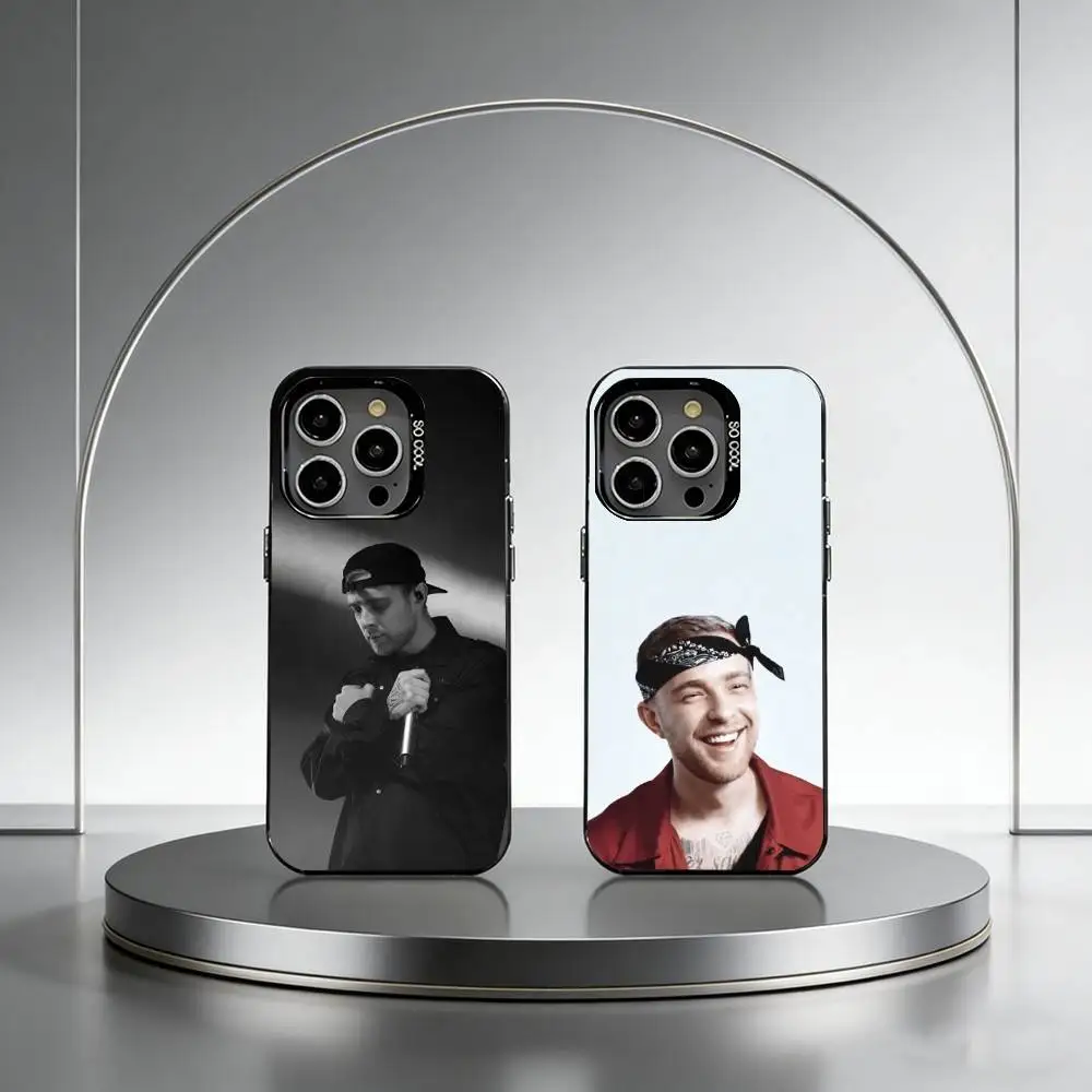 

E-Egor Creed Russian RAP Phone Case For iPhone 17,16,15,14,13,12,11 Plus,Pro Max,XS,Colored Silver Plated Inside Cover