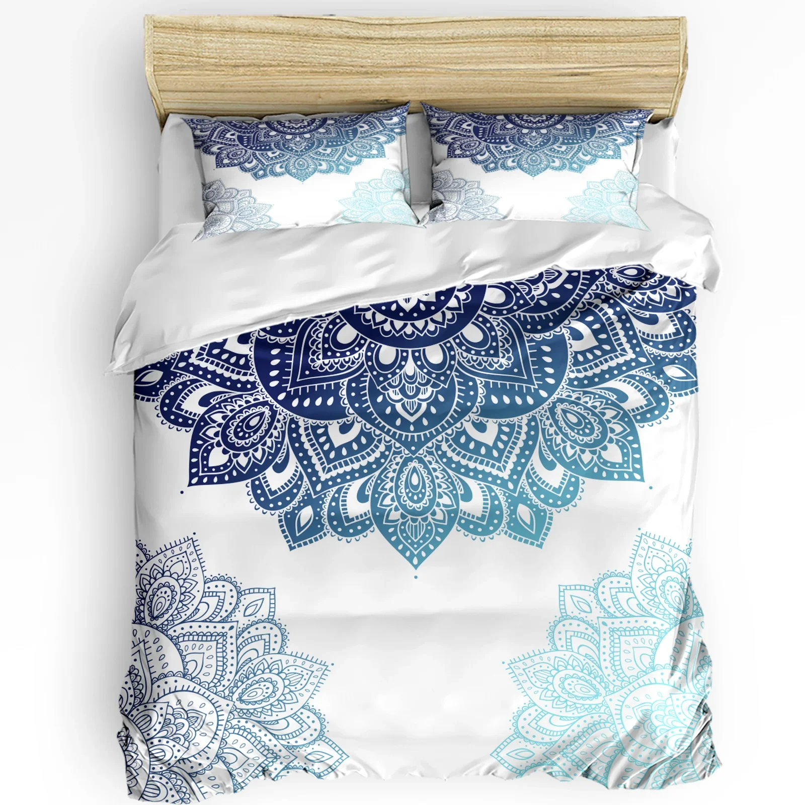 

3pcs Bedding Set Mandala Flowers Bloom Abstract Home Textile Duvet Cover Pillow Case Boy Kid Teen Girl Bedding Covers Set