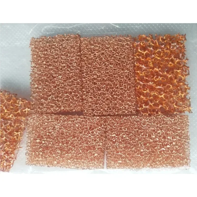 0.5-6 mm Thickness Copper Foam Electrode Sheet