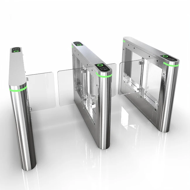Torniquete Peatonal con Barrera Abatible y Lector de Códigos QR, Control de Acceso a Entradas, Impermeable