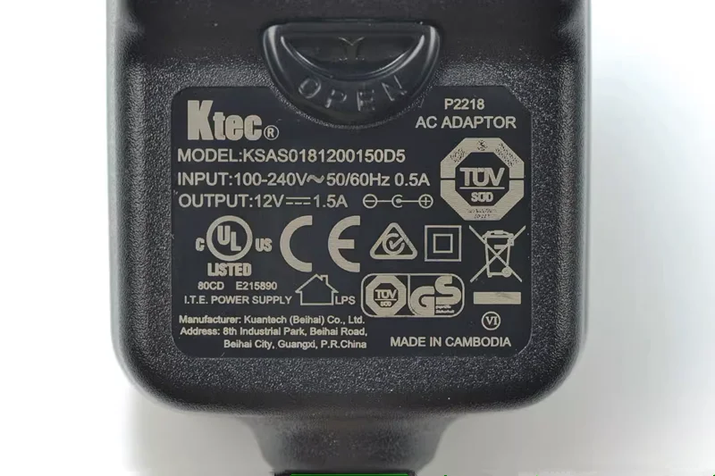Genuine  KTEC KSAS0181200150D5 12V 1.5A 18W AC Adapter Charger For Seagate WD External Hard Drive HDD Power Supply EU/AU/UK Plug
