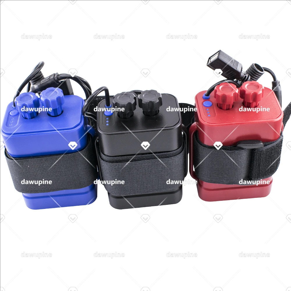 DC 8.4V 6X18650 Li-ion Battery Storage Box Case DIY 18650 Battery Pack USB Power Bank for Bicycle Light Bike Lamp Mobile Phone