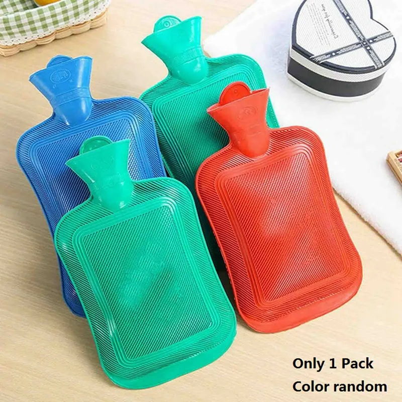 

1 Pack Winter Warm Hot Water Bag Rubber Hot Water Bag Hand Feet Warm Water Bottle 500ML