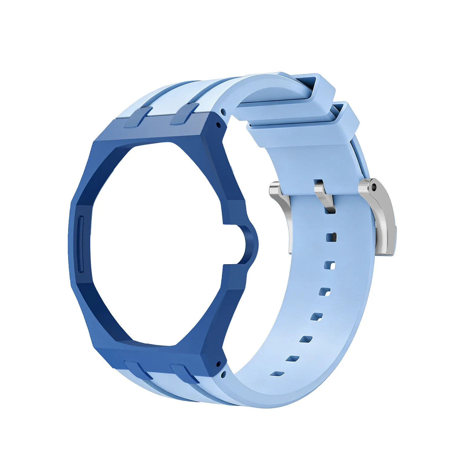 Biokeramiek Horlogekast + Siliconen Band voor Swatch X AP Royal POP Modificatie Kit Strap Case Changer Naar Horloge Accessoires